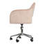 Fauteuil de coiffeuse en similicuir Brittney, siège rembourré pivotant à 360 degrés à hauteur réglable-615991112