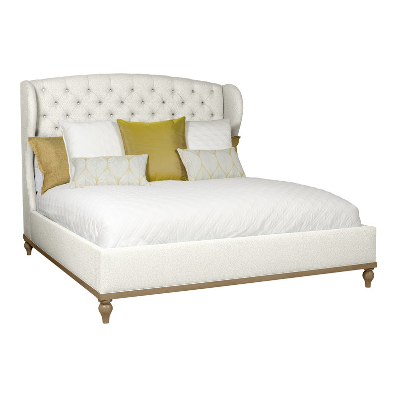 Emma King Bed, Kenworth Pearl, Hampton, No