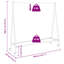  Portant à vêtements avec tablettes et roulettes 41,7 po x 13,4 po x 41,9 po