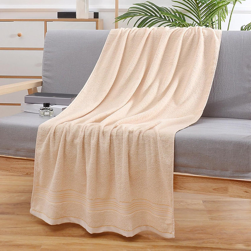 Oversize Bath Towel For Bathroom, Bath Towel,Thickening Soft Towels,Large Bath Towel(27"X55"), Brown