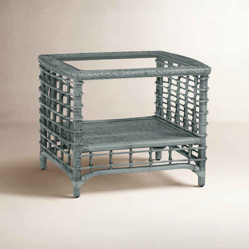 Bridgehampton End Table, Nickel