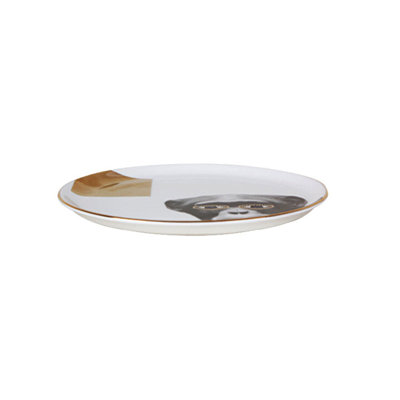 Wild Life Set Of 6 Monkey Side Plates, 20 Cm