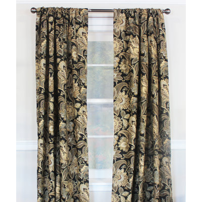 Valpanbk Cotton Blend Room Darkening Curtain Pair