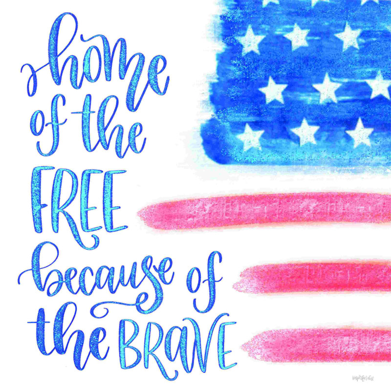 2884802_Home Of The Brave, H 12 po x l 12 po