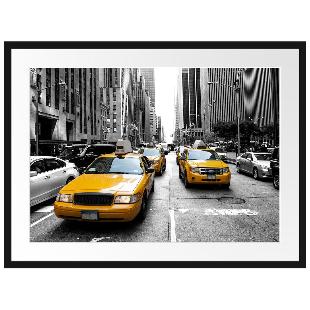 Gerahmtes Poster Cityverkehr New York