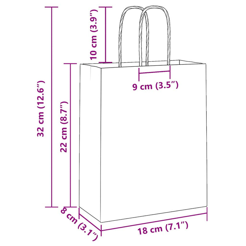 Gift Wrap Storage, Yellow, 22cm H x 18cm W x 8cm D