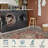 Persian Seal Plush Area Rug – Timeless Textured Accent with Non-Slip Base-639631428