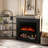 49” Electric Fireplace with Mantel and Storage, 12 Color Flame, Flame-Only and Heater Modes, 1500W-1807604426-1780421805