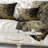 Abstract Metallic Fabric Pattern Lumbar Pillow