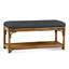 Summer Retreat Wicker Shelf Storage Bench-71425198-86505848