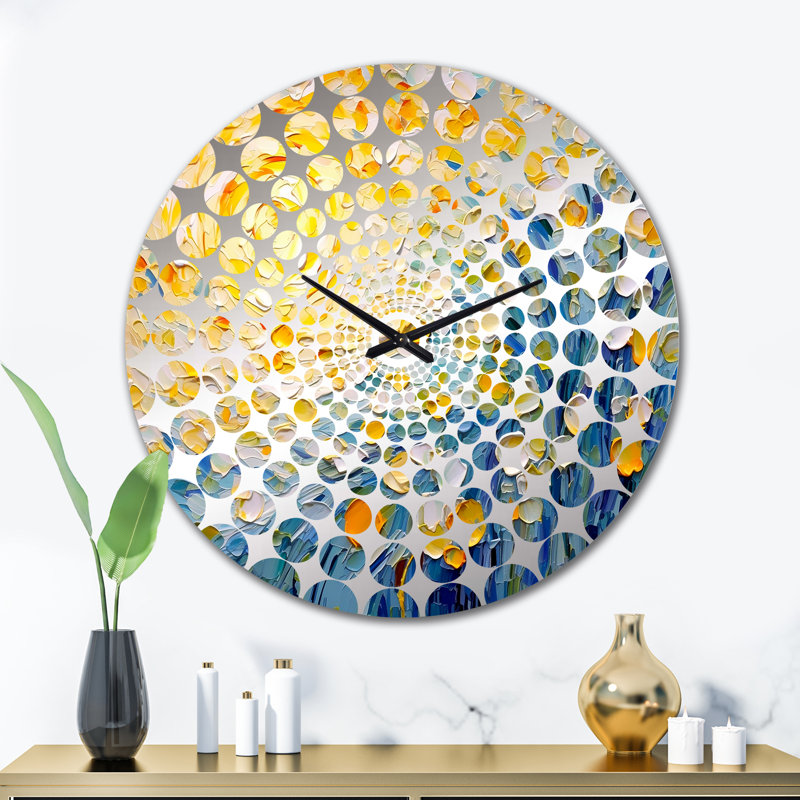 Bajram - Horloge murale fleurs, Très grand