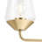 Avec 24.25 in. 3-Light Brushed Gold Contemporary Bath Vanity Light-123354984