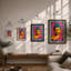 Buddha Pop Art - Framed Print-396015540-396015537