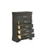 Commode moderne 5 tiroirs en bois-1640919782