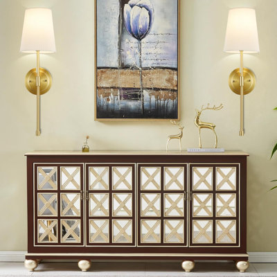 Ensemble de 2 appliques murales Industrial Retro