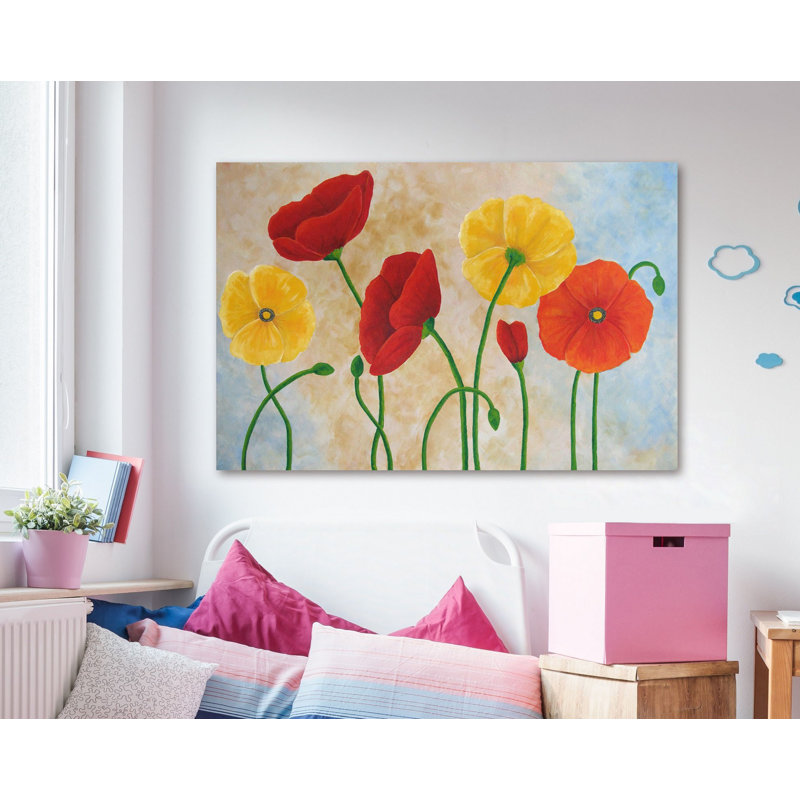 Poppies by Nicola Joyner - Wrapped Canvas Painting, 41cm H x 61cm W