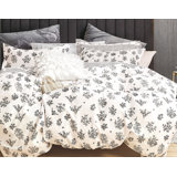 Ensemble d'édredon réversible en coton 3 pièces 