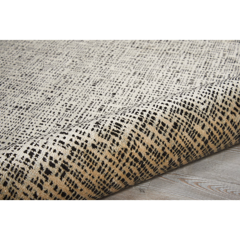 Boumehdi Abstract Wool Area Rug, Runner 69 x 244cm