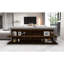 Table d'appoint moderne noyer 70,9 po x 20,5 po x 8,7 po | 100% panneau de particules enduit de mélamine et métal, épaisseur: 0,7 pouce | Design industriel, parfait pour le salon et le bureau personnel, élégant et durable-910899517