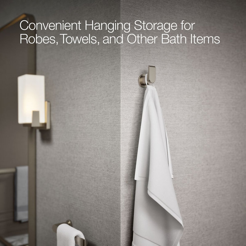 Avid® Robe Hook, Vibrant Brushed Nickel