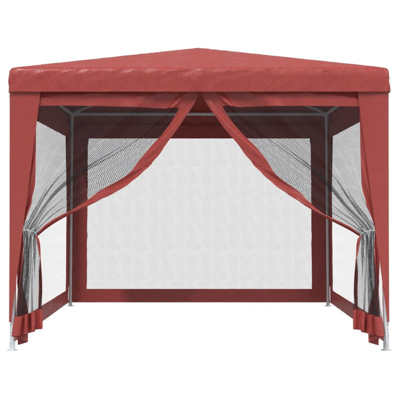 Andreyah 3m x 4m Iron Party Tent, Red, Red
