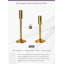 Bougeoir de table en acier inoxydable-2085679594