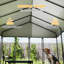 Enclos extérieur pour chien avec toit, 2,44 m x 2,44 m x 1,83 m, en grillage soudé robuste avec verrou anti-évasion