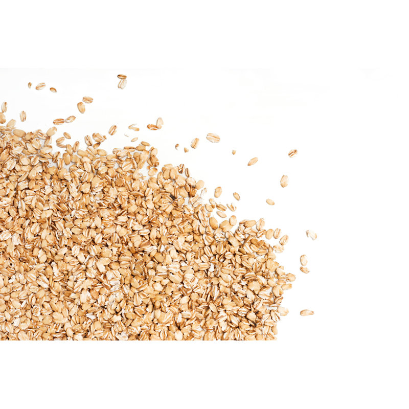 «Oat Flakes» par Romarioien - photographie sur toile tendue, H 12 po x l 18 po