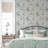 Atley Light Green Floral Wallpaper