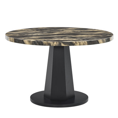 Cavira Modern Faux Marble Dining Table