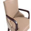 Chaise rembourrée en bois de hêtre et en cuir de hêtre Shubert-86778038-123099509