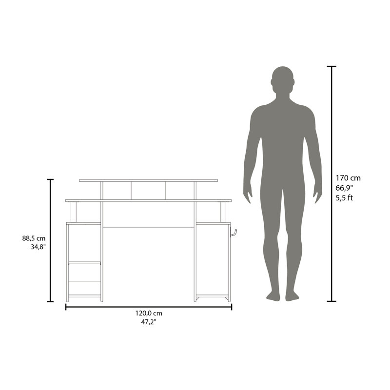 Bureau de jeu Accents Minimalist