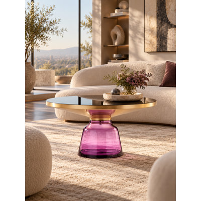    Table basse en verre soufflé à la main Pangea Home Belinda