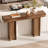 54" Narrow Console Table Sofa Table with Back Hidden Storage,Farmhouse Entryway Table for Living Room Forye-1005355462