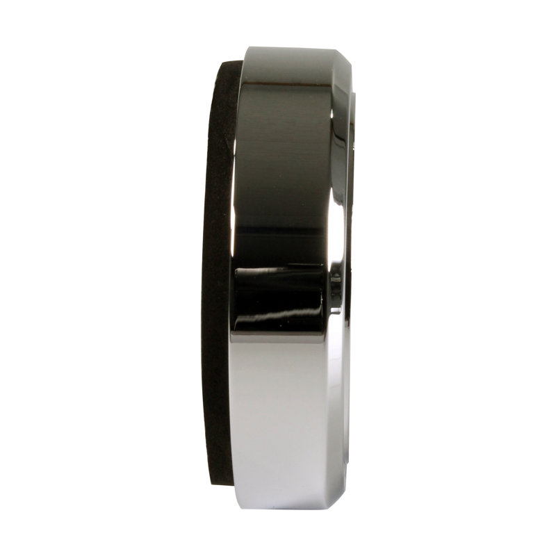 Patented Deep Soak 2-Hole Bathtub Overflow Cover, Polished Nickel