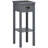 Practical 2-Tier Side Table with Drawer and Bottom Shelf, Perfect for Adding Storage and Style to Living or Bedroom Spaces.-1970257311