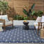 Tapis intérieur / extérieur bleu marine / ivoire Nourison Essentials-899845465