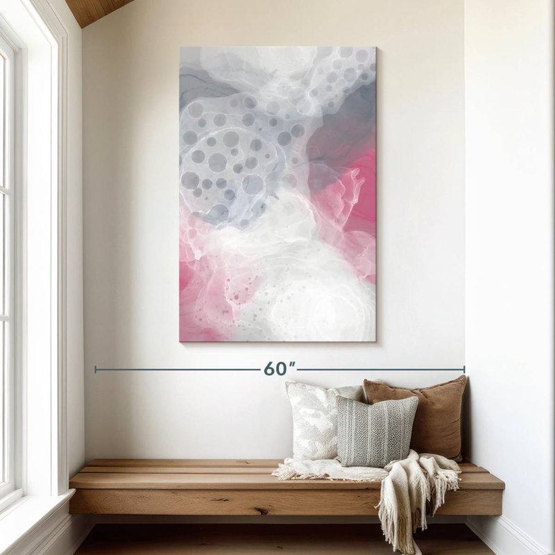 Avery Abstract Water Spots, 48" H x 32" W