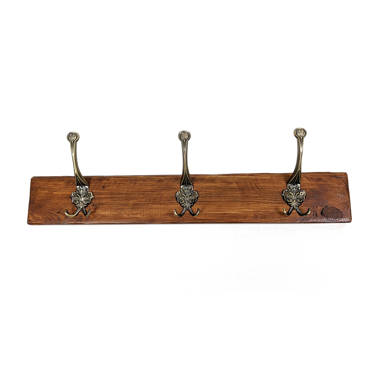 Rosalind Wheeler Daiya Steel Wall 3 - Hook Wall Mounted Coat Rack