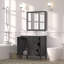 Meuble-lavabo de salle de bain de style moderne avec lavabo