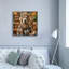 «Hipster Dog - Golden Retriever» par Rey Klimt, art mural sur toile-2119474020