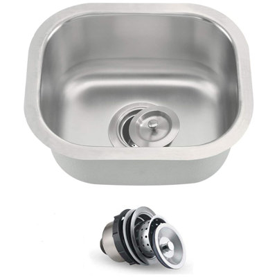 15" L x 13" W Undermount Kitchen Sink
