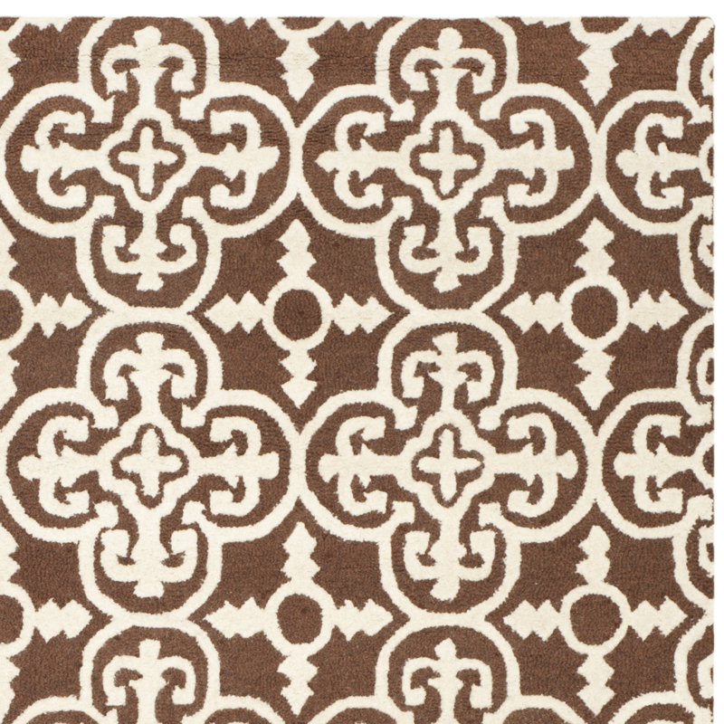 Cambridge Hand Tufted Wool Geometric Rug, Rectangle 2' x 3'