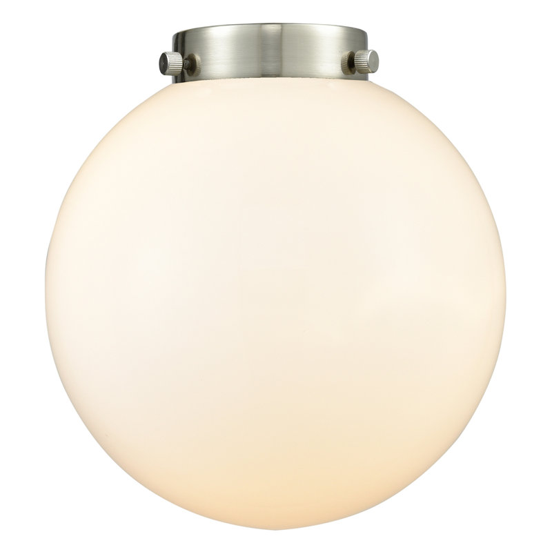 Nouveau 2 - Frederick - Mini-luminaire suspendu sur tige 1 lumière - Ampoule DEL, Laiton antique noir, Blanc mat