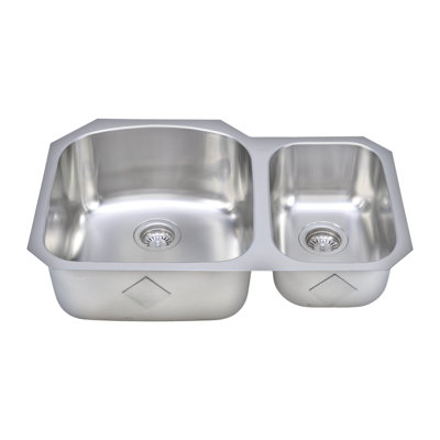 Chicago Series 31.5 " L Undermount Double Bowl Stainless Steel Kitchen Sink