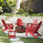 Emerico Foldable Outdoor Adirondack Chair-2041393415