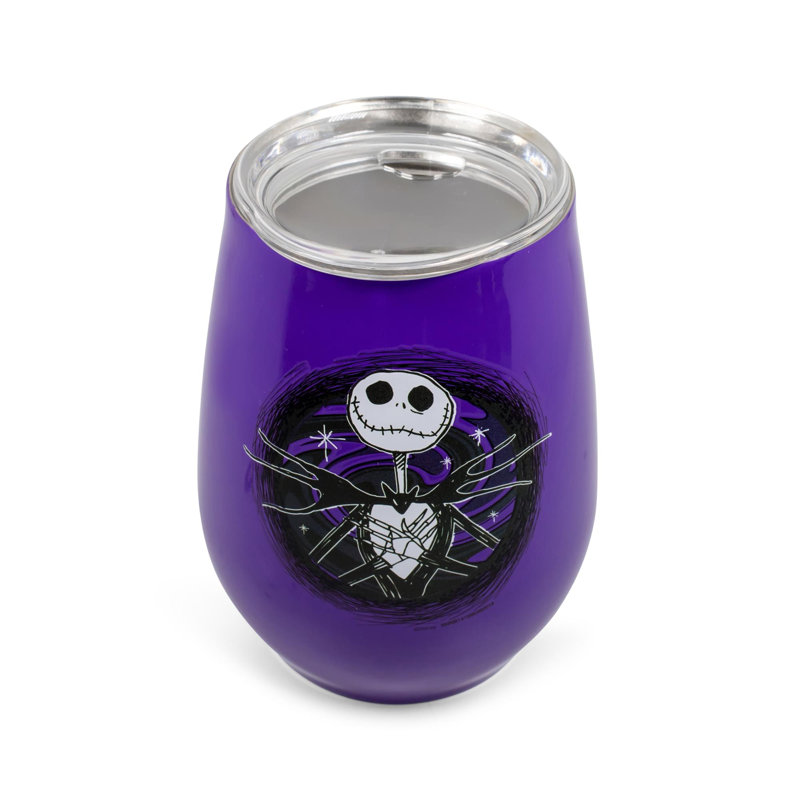 10 oz. Jack Skellington Verre à vin en acier inoxydable