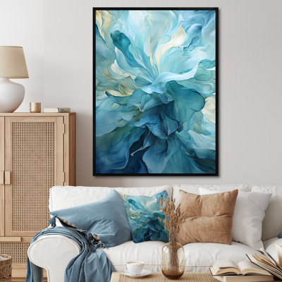 Chesica - Abstract Spirals Framed Canvas Print
