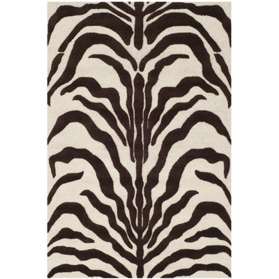 Cambridge Hand Tufted Wool Animal Print Rug