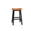 Tabouret selle 29 po en bois de noyer